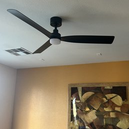 New ceiling fan New ceiling fan