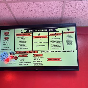Jennys Italian Ice - Menu - Food Trucks Near Me - Stockbridge, Georgia Jennys Italian Ice - Menu - Food Trucks Near Me - Stockbridge, Georgia