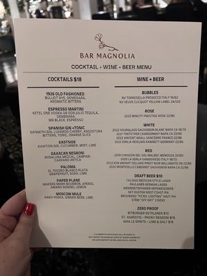 Menu photo 5 Bar Magnolia Los Angeles, CA Menu photo 5 Bar Magnolia Los Angeles, CA