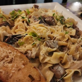 Benson's Tavern & Beer Garden - Beef Stroganoff - New American Near Me - Salida, Colorado Benson's Tavern & Beer Garden - Beef Stroganoff - New American Near Me - Salida, Colorado