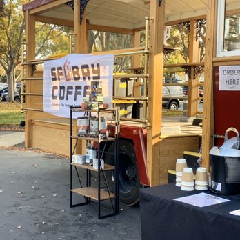 SF Bay Coffee - a coffee cart with coffee on it - Coffee Roasteries Near Me - Lincoln, California SF Bay Coffee - a coffee cart with coffee on it - Coffee Roasteries Near Me - Lincoln, California