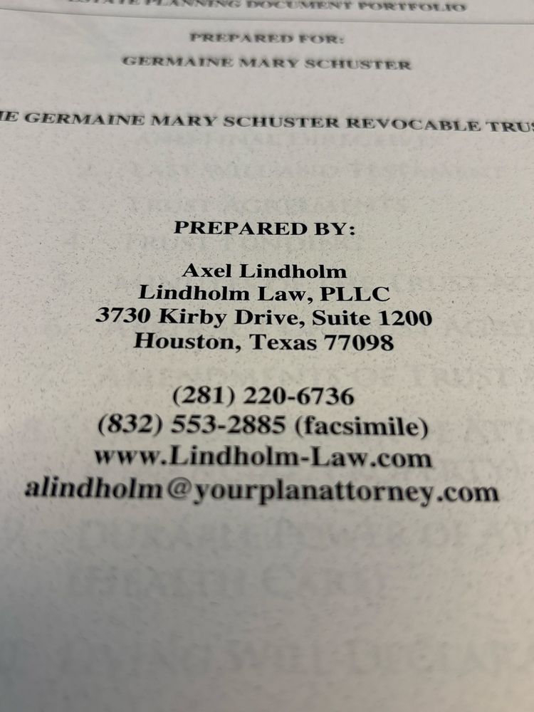 Lindholm Law - disability attorney in Houston, TX