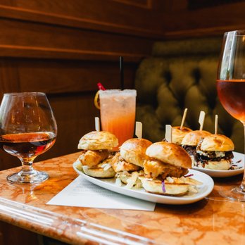 The Lobby Bar - The Curseurs: A Trio of Shrimp, Walleye, and Beef mini-burgers - Bars Near Me - St. Paul, Minnesota The Lobby Bar - The Curseurs: A Trio of Shrimp, Walleye, and Beef mini-burgers - Bars Near Me - St. Paul, Minnesota