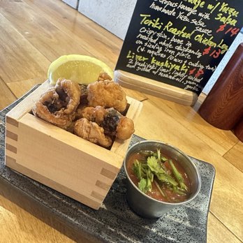 Torikizoku - Tako karaage with yuzu salsa - Japanese Near Me - Torrance, California Torikizoku - Tako karaage with yuzu salsa - Japanese Near Me - Torrance, California