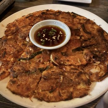 Bay Pocha - seafood pancake - Korean Near Me - San Francisco, California Bay Pocha - seafood pancake - Korean Near Me - San Francisco, California