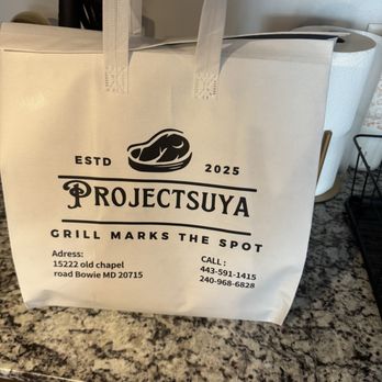 Project Suya - Carry out bag. - Barbeque Near Me - Bowie, Maryland