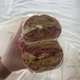 Reuben. The dressing came on the side. Reuben. The dressing came on the side.
