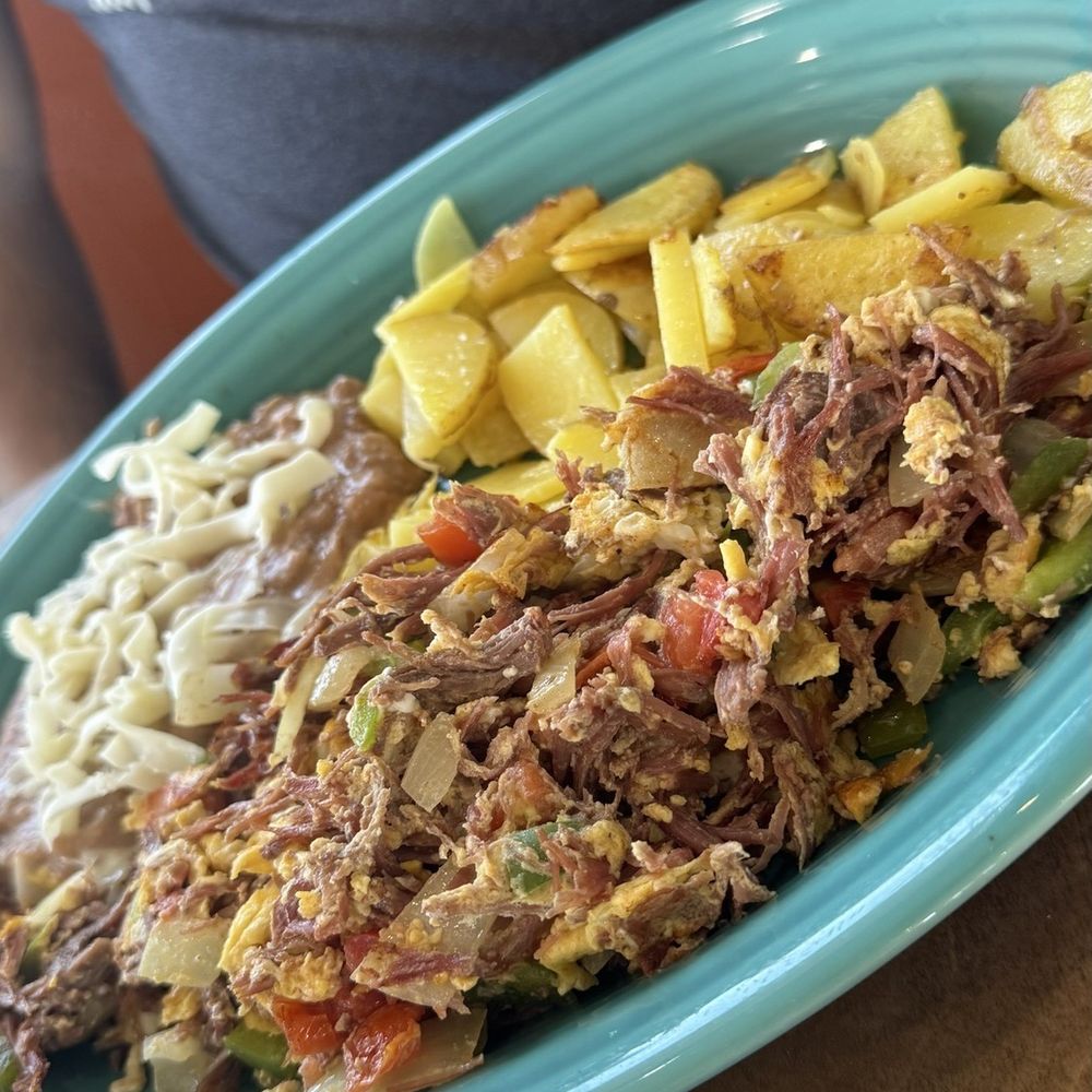 Olguita's Cocina - Machaca Con Huevos (Eggs) - Breakfast & Brunch Near Me - Pico Rivera, California Olguita's Cocina - Machaca Con Huevos (Eggs) - Breakfast & Brunch Near Me - Pico Rivera, California