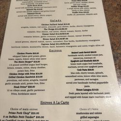 Alley Bistro - Menu takin September 2024