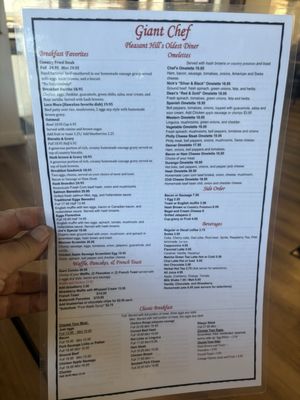 Menu photo 1 The Giant Chef Pleasant Hill, CA Menu photo 1 The Giant Chef Pleasant Hill, CA