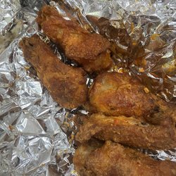 Wings and pizza