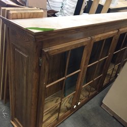 Habitat For Humanity of Kansas City - Top kitchen cabinets with glass panels.