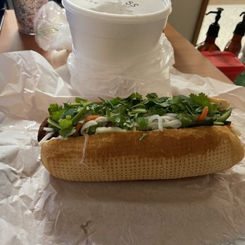 Pho&Mi - Bahn mi grilled pork and beef broth side - Vietnamese Near Me - Puyallup, Washington Pho&Mi - Bahn mi grilled pork and beef broth side - Vietnamese Near Me - Puyallup, Washington