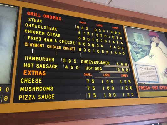 Menu photo 1 Claymont Steak Shop Claymont, DE