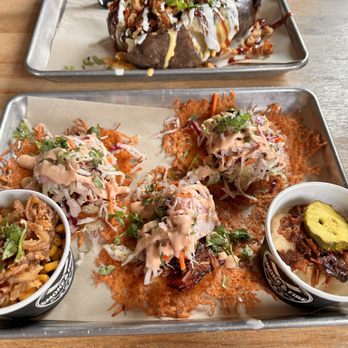 Smoke & Fire Social Eatery - 3 Brisket Tacos - Comfort Food Near Me - Paramount, California Smoke & Fire Social Eatery - 3 Brisket Tacos - Comfort Food Near Me - Paramount, California