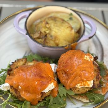 Sugar and Scribe - Crabby Jones Benedict - Bakeries Near Me - La Jolla, California Sugar and Scribe - Crabby Jones Benedict - Bakeries Near Me - La Jolla, California