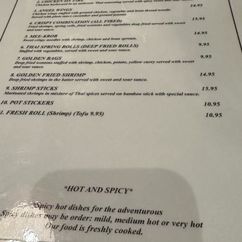 Thai Classic In Paso - Menu - Thai Near Me - Paso Robles, California