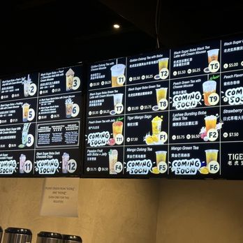 Tiger Sugar - Menu - Bubble Tea Near Me - Columbus, Ohio