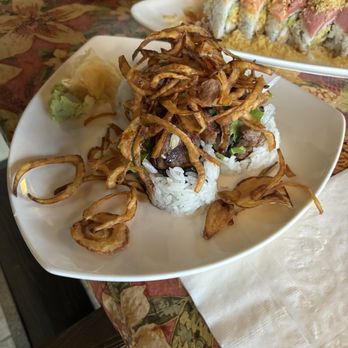 Fish In A Bottle Sushi - cowboy roll.. soo freakin good - Sushi Bars Near Me - Placentia, California