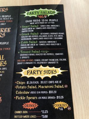 Menu photo 6 Snarf's Sandwiches Dallas, TX