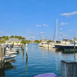 Nauti-Dawg Marina Cafe - Our gorgeous view while dining at The Nauti Dawg on Mother's Day.