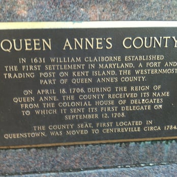 Queen Anne's Statue - History of Queen Anne's County - Landmarks & Historical Buildings Near Me - Centreville, Maryland Queen Anne's Statue - History of Queen Anne's County - Landmarks & Historical Buildings Near Me - Centreville, Maryland