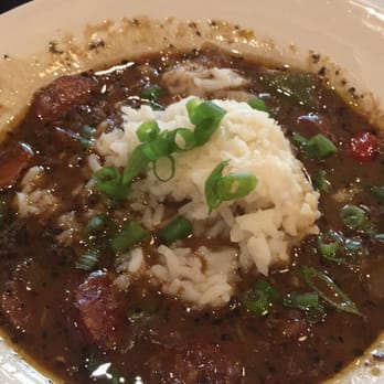 Bistro Byronz - Bowl of sausage gumbo - Salad Near Me - Baton Rouge, Louisiana