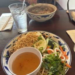 Vermicelli bowl and pho Vermicelli bowl and pho