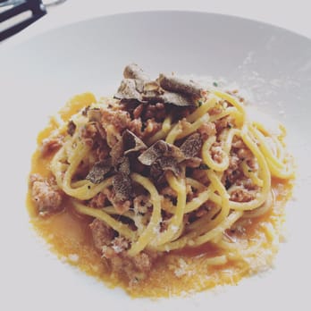Terroni - Forgot the name but homemade pasta with truffle and spicy sausage - Italian Near Me - Toronto, Ontario Terroni - Forgot the name but homemade pasta with truffle and spicy sausage - Italian Near Me - Toronto, Ontario