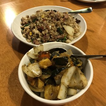 TKO - Stir-fried squash (daily veg), and pork fried rice - Chinese Near Me - Nashville, Tennessee