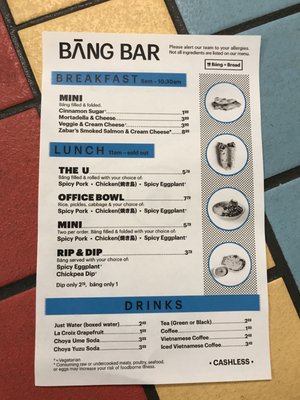 Menu photo 6 Bāng Bar New York, NY