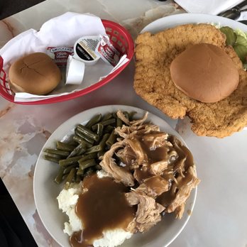 Airport Steakhouse - The elephant ear pork tenderloin and the turkey gravy dinner - Steakhouses Near Me - Mattoon, Illinois Airport Steakhouse - The elephant ear pork tenderloin and the turkey gravy dinner - Steakhouses Near Me - Mattoon, Illinois