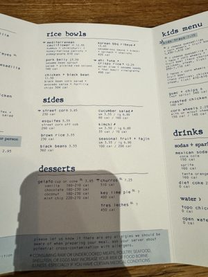 Menu photo 3 Bartaco Chastain Park Atlanta, GA