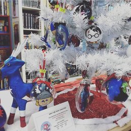 Comic Ornaments!! One of a kind! Local artist / Company "Comicat Designs"