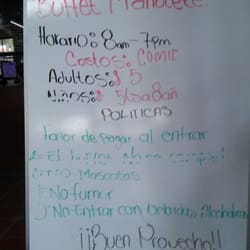 Buffete Manolete - Reglas del Manolete