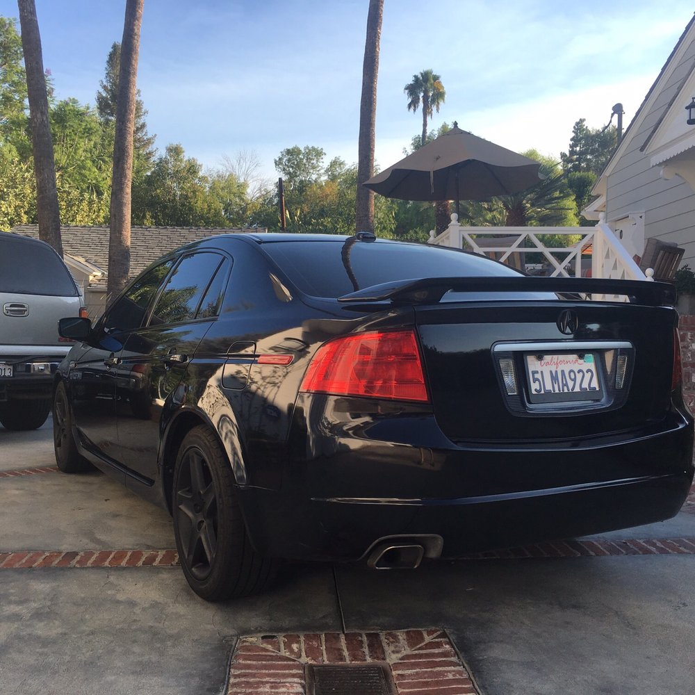 All black Acura TL 2005 Spolier Eddie helped order and install. Great price, looks and feels amazing.