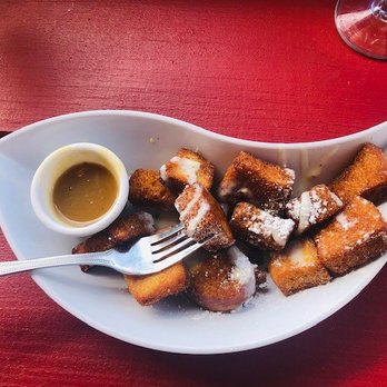 Ruby Slipper Orange Beach - French Toast Bites with a praline dipping sauce - Cafes Near Me - Orange Beach, Alabama Ruby Slipper Orange Beach - French Toast Bites with a praline dipping sauce - Cafes Near Me - Orange Beach, Alabama