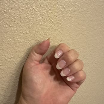 LV Nail & Spa - Pink & white dip nails. - Nail Salons Near Me - Gulf Breeze, Florida LV Nail & Spa - Pink & white dip nails. - Nail Salons Near Me - Gulf Breeze, Florida