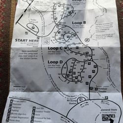 North Campground - August 28, 2026 - Campground map.