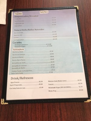 Menu photo 5 Sushi Y Mariscos Que Rollo Northridge, CA