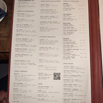 Élephante - Menu - Italian Near Me - Santa Monica, California Élephante - Menu - Italian Near Me - Santa Monica, California