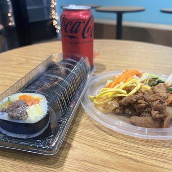 Power Bowls - 4/16/26 FYI. Bulgogi Kimbap (Beef) & some of my wife's Spicy Pork Bibimbap (Rice Bowl) - Korean Near Me - New York, New York Power Bowls - 4/16/26 FYI. Bulgogi Kimbap (Beef) & some of my wife's Spicy Pork Bibimbap (Rice Bowl) - Korean Near Me - New York, New York