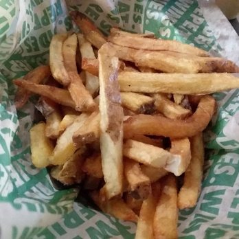 Wingstop - Seasoned fries were ok, tasted like they were sitting waiting for the wings to be ready. Would of better. - Chicken Wings Near Me - Barstow, California Wingstop - Seasoned fries were ok, tasted like they were sitting waiting for the wings to be ready. Would of better. - Chicken Wings Near Me - Barstow, California