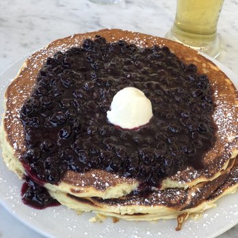 Hank's - Lemon blueberry ricotta pancakes - Coffee & Tea Near Me - Austin, Texas Hank's - Lemon blueberry ricotta pancakes - Coffee & Tea Near Me - Austin, Texas