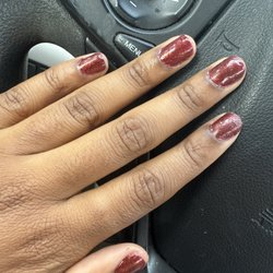 Terrible work. Uneven polish for a gel manicure. Sloppy.