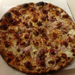 Buffalo Blue Chicken Pizza