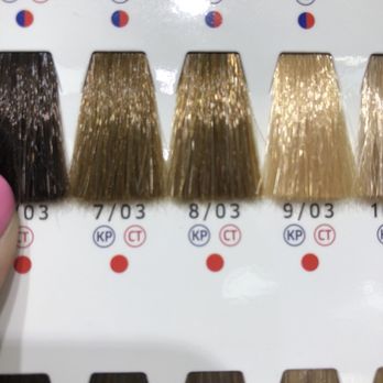 Deniz Hair Salon - 7/03 is the color he chose but my hair is way lighter than that - Hair Salons Near Me - Brooklyn, New York Deniz Hair Salon - 7/03 is the color he chose but my hair is way lighter than that - Hair Salons Near Me - Brooklyn, New York