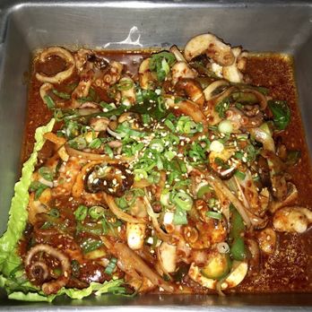 BDG Sports Gastropub - Stir Fried Spicy Octopus $17.75 - Korean Near Me - Glenview, Illinois BDG Sports Gastropub - Stir Fried Spicy Octopus $17.75 - Korean Near Me - Glenview, Illinois
