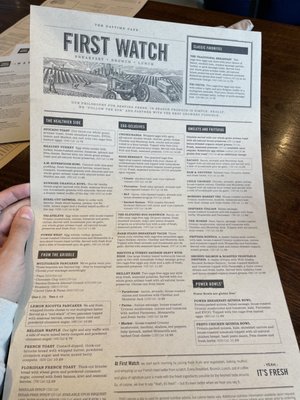 Menu photo 4 First Watch Cherry Hill, NJ