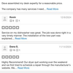 J&D Handy Service - Yelp keeps removing all my good reviews
